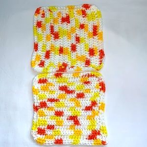 Hand Crafted Two 100% Cotton All Purpose Cloths